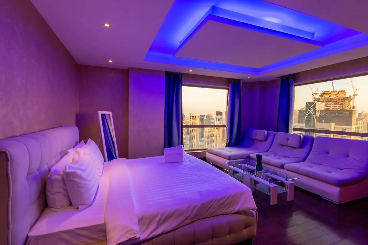 公寓 Elan Suites 5 Bedrooms Penthouse With Panoramic Sea Views 迪拜